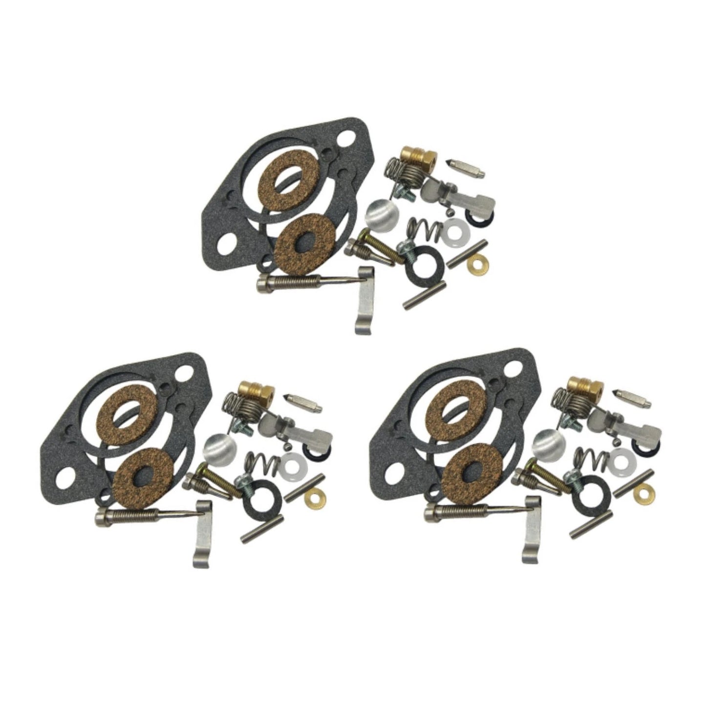 3Pcs Carburetor Rebuild Kit for Mercury 65-150 Inlines