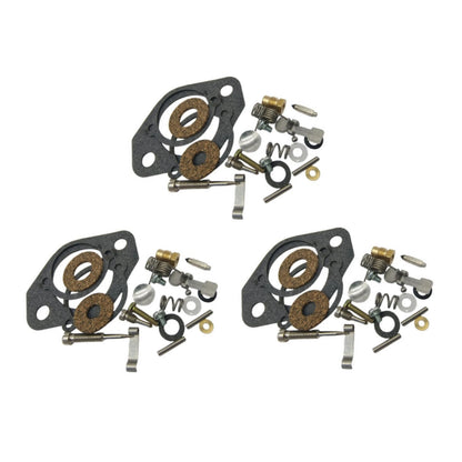 3Pcs Carburetor Rebuild Kit for Mercury 65-150 Inlines