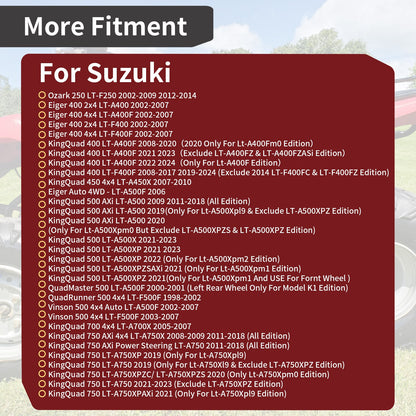 Set of 4 Wheel Caps for Suzuki Ozark 250 (2002–2009, 2012–2014)