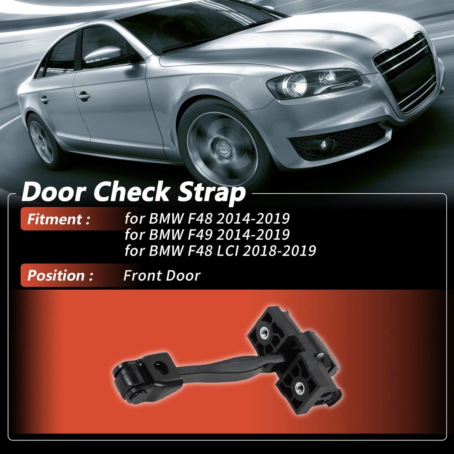 Front Door Check Strap for BMW F48 (2014–2019) No.51217436001