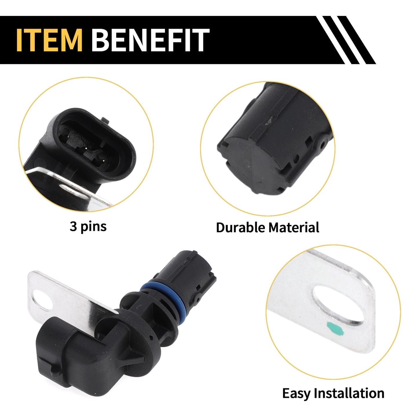 Crankshaft Position Sensor for GMC Sierra 1500 (1999–2006) No. 12555566