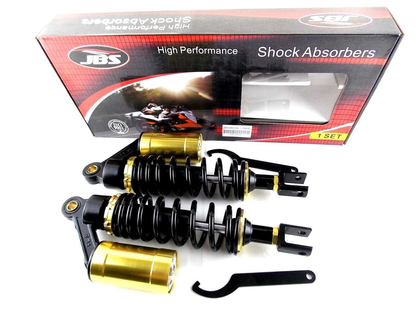 Set of 2 Rear Air Nitrogen Cell Shock Absorbers for Honda CB350K (1968–1973)