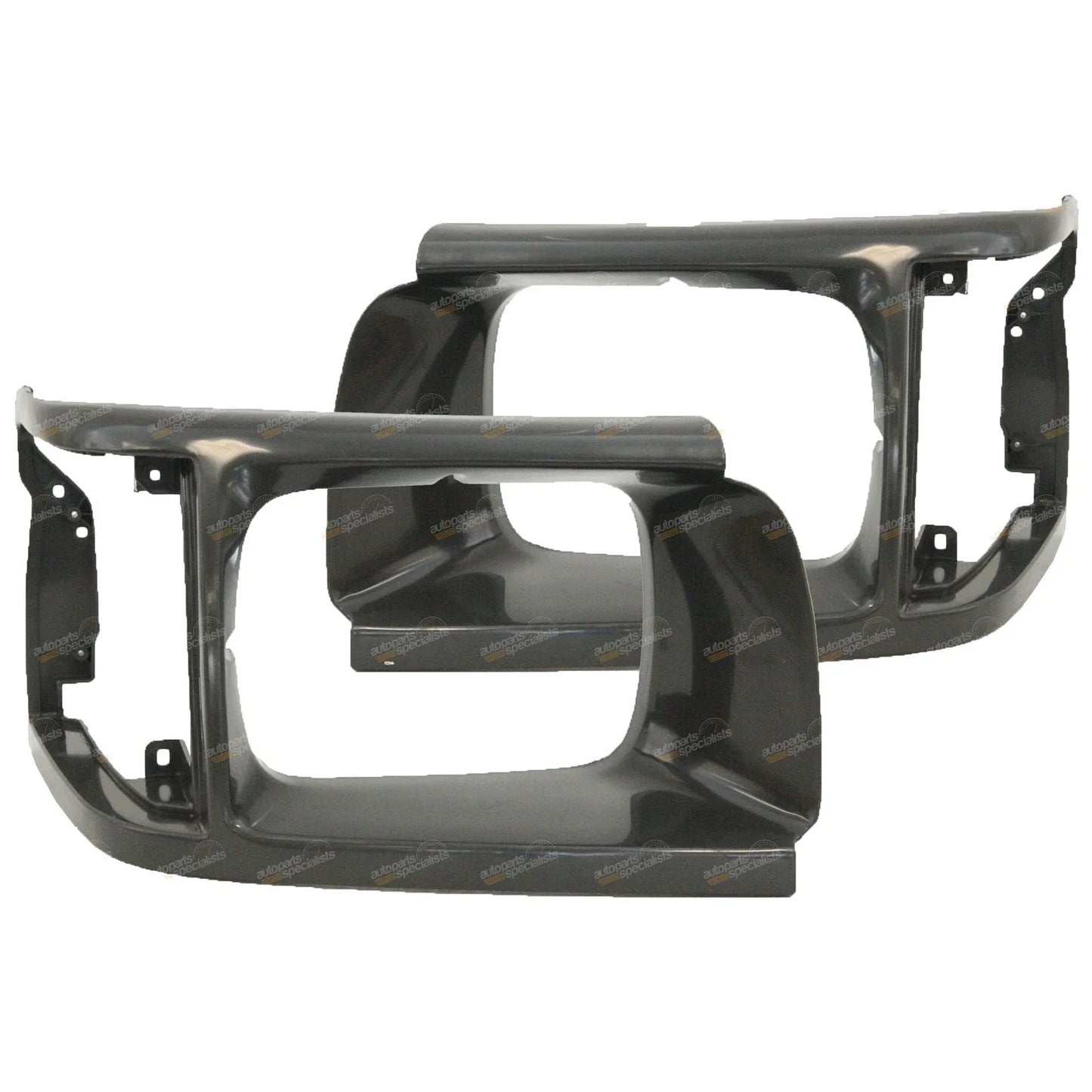 LH+RH Headlight Surround Pair Light Grey for Toyota Hiace (1992–1998)