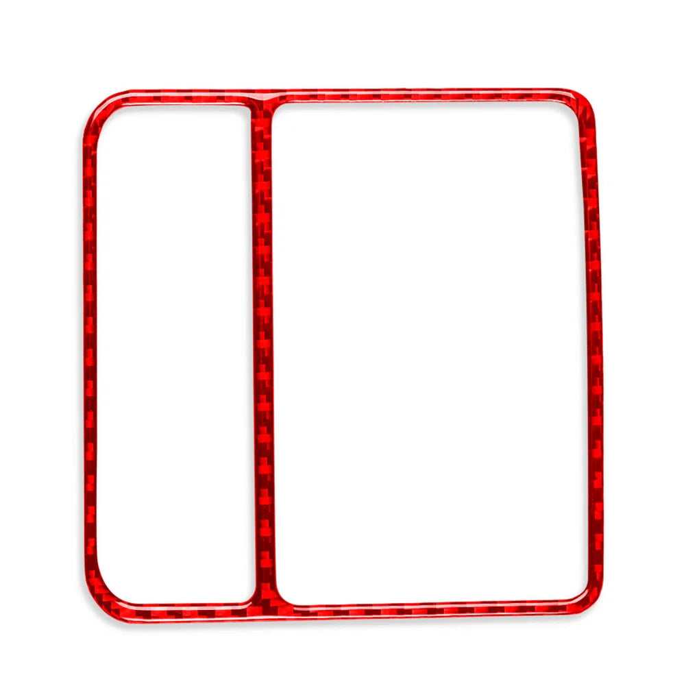 Rear Seat Air Vent Outlet Cover Frame Red for VW Golf 8 (2021-2023)