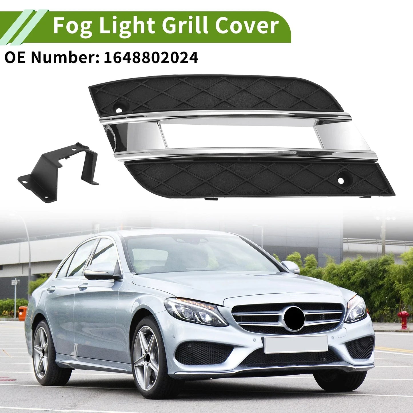 Front Right Fog Light Grill for Mercedes Benz ML450 (2009-2011)