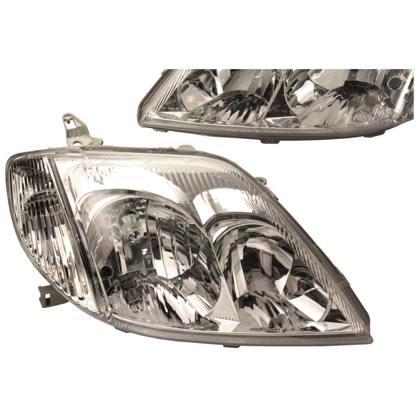 2X Headlights for Toyota Corolla ZZE122 (2001–2007)