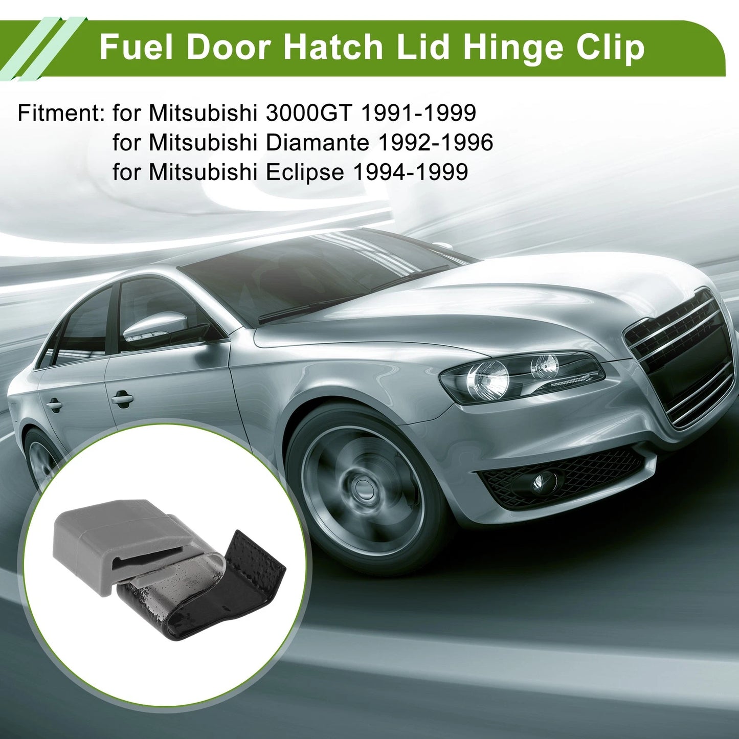 Fuel Gas Tank Door Spring Clip for Mitsubishi 3000GT (1991–1999) MR970563