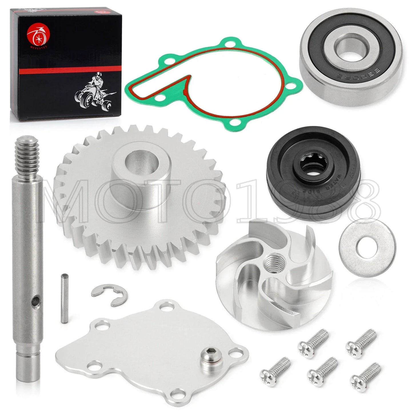 Banshee Billet Impeller Water Pump Gear Bearing Seal Kit Shaft for Yamaha Banshee (1987–2006)