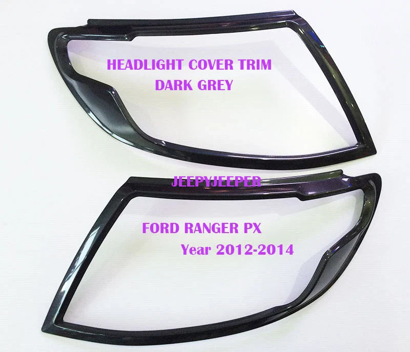 Headlight Lamp Cover Trim for Ford Ranger Wildtrak (2012-2014)