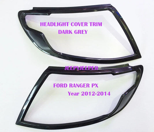 Headlight Lamp Cover Trim for Ford Ranger Wildtrak (2012-2014)