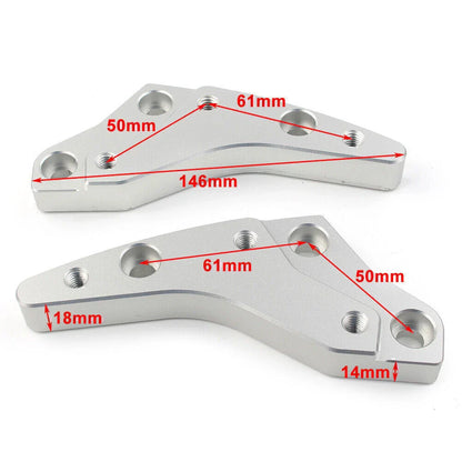 Handlebar Riser Mount Clamp Adapters for BMW K1600GT, K1600GTL (2011-2023)