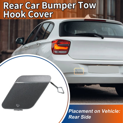 Rear Tow Hook Cover for BMW 1 Series F20 (2012–2019) No. 51120038888 Mineral Grey