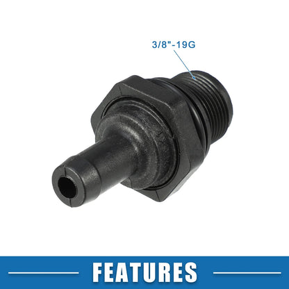 PCV Valve Fittings No.96495288 for Chevrolet Aveo (2004–2008) Black