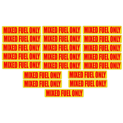 20x Vinyl Decals for 2-Stroke Fuel Mix Ratio