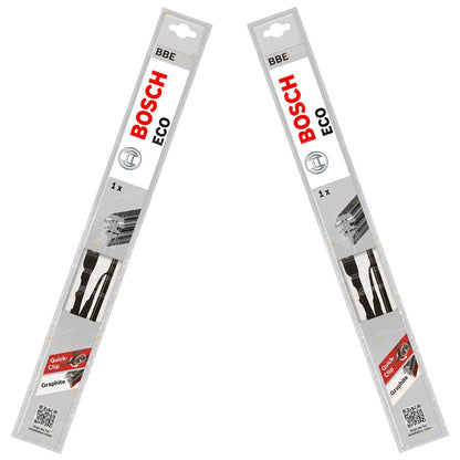 Set of 2 Bosch Eco Wiper Blades for Mercedes-Benz 230E W123 (1981–1985)