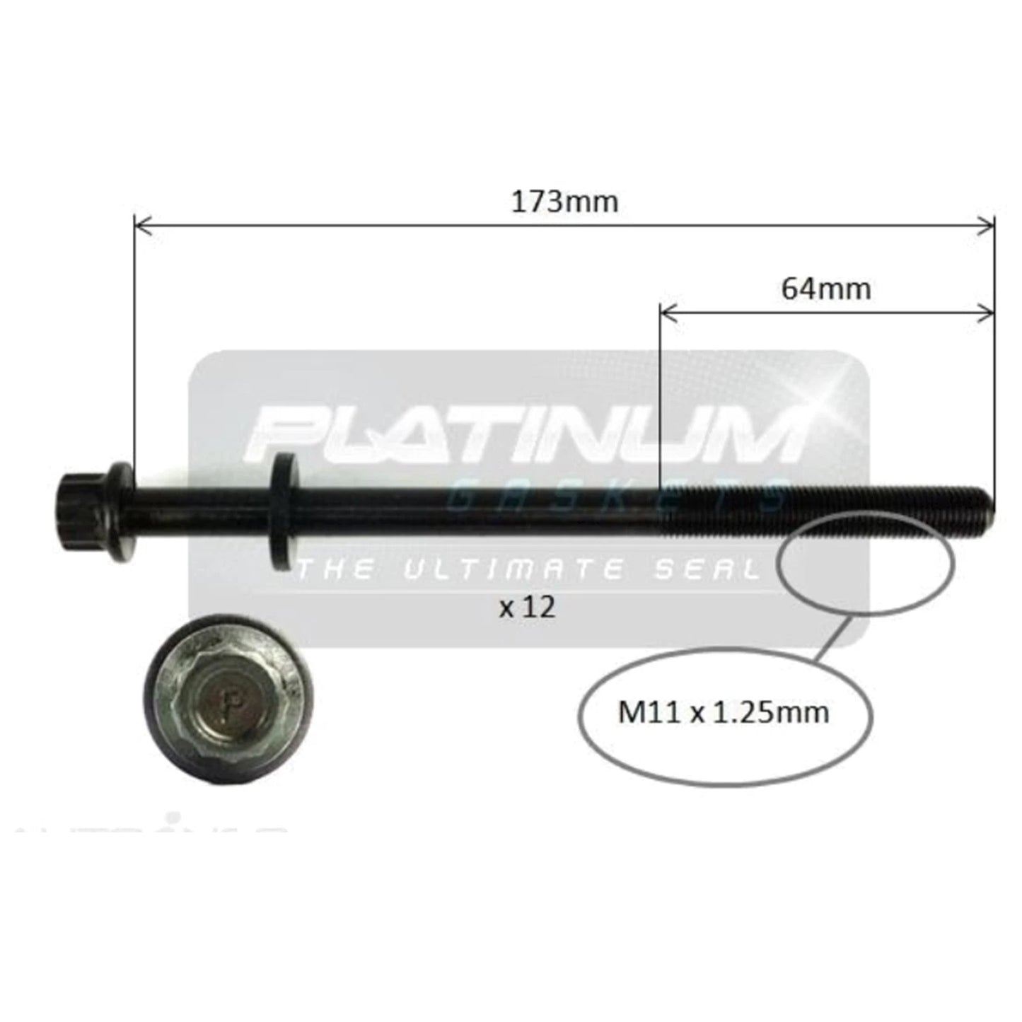 Engine Cylinder Head Bolt Set for Subaru Impreza (1994–1998)