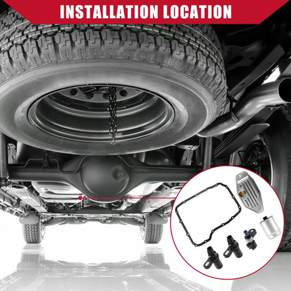 Set of 1 Transmission Filter with Gasket and Sensors Kit for Dodge (No.5013470AD)