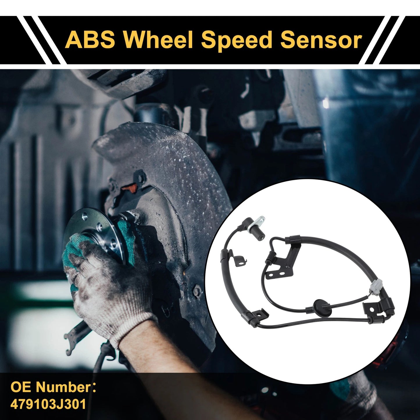 ABS Wheel Speed Sensor No. 479103J301 for Nissan Juke (2011–2019) Front Right