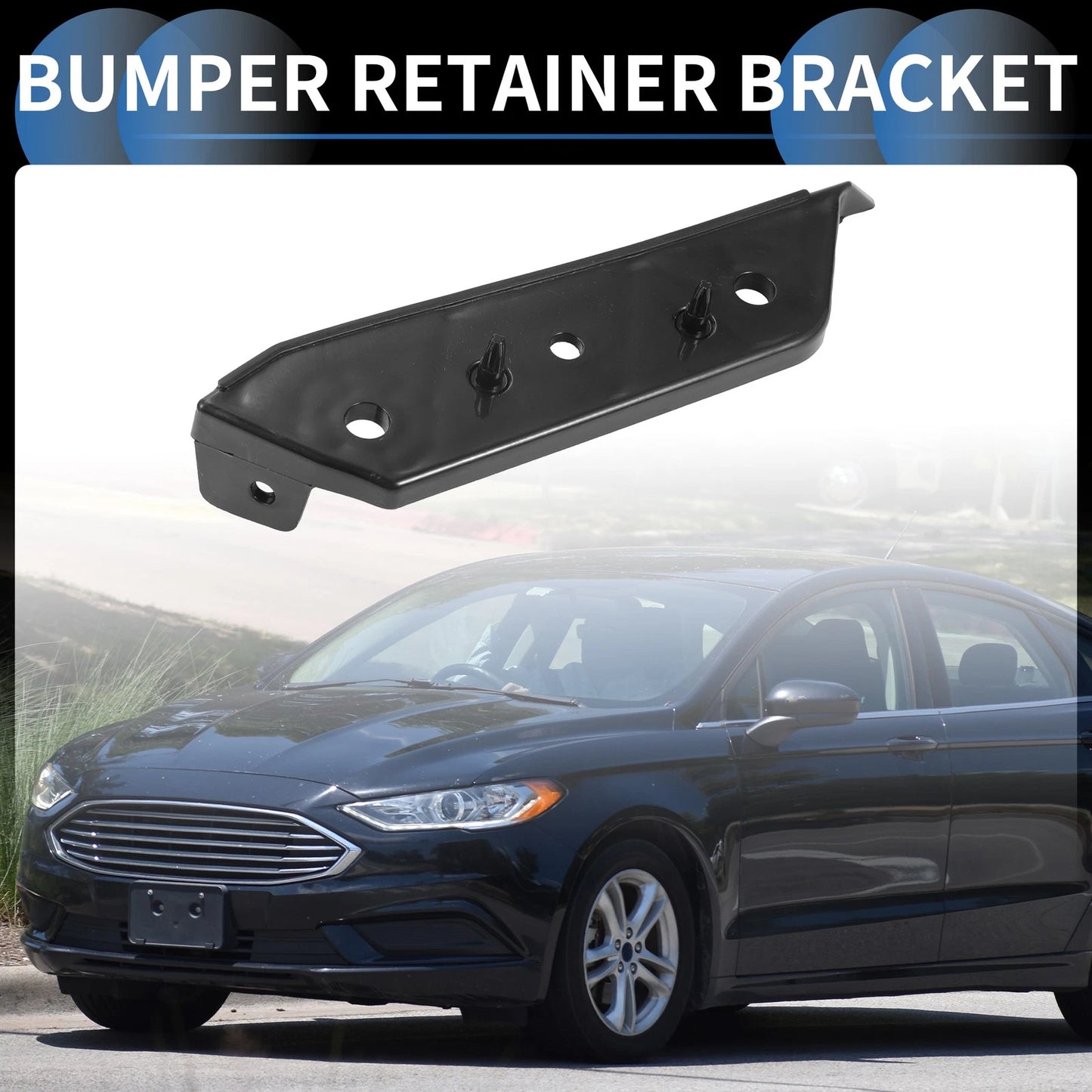 Left Front Bumper Retainer Bracket No.HS7Z17C947AB for Ford Fusion (2017–2020)