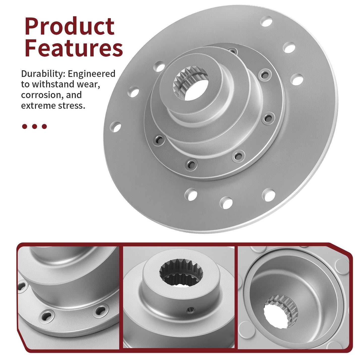 Rear Brake Rotor Disc for Polaris Worker 500, Xplorer 500 (1996–2005)