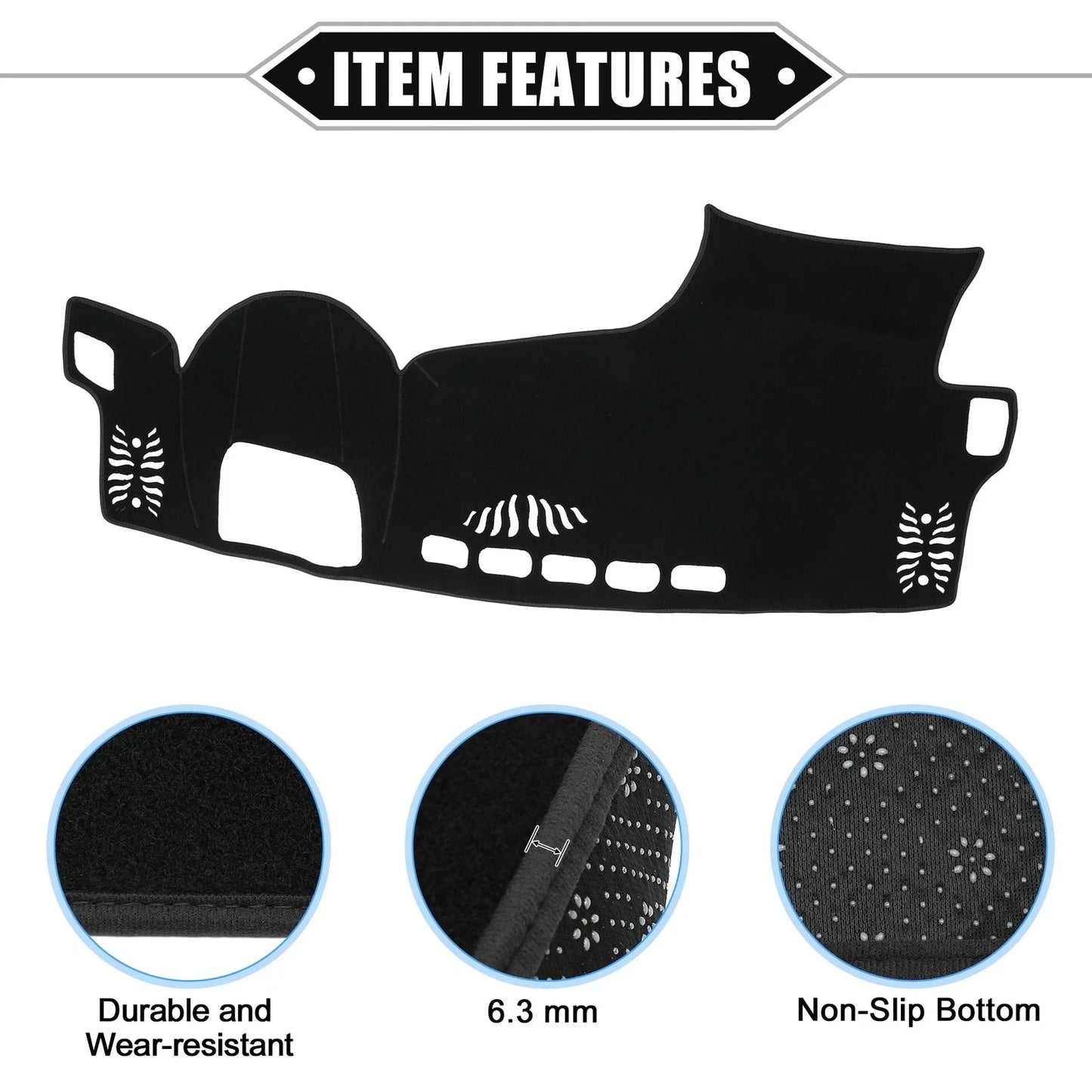 Dashboard Dash Cover Mat for Lexus NX 2nd Gen NX250 NX350 NX450h (2022-2023)