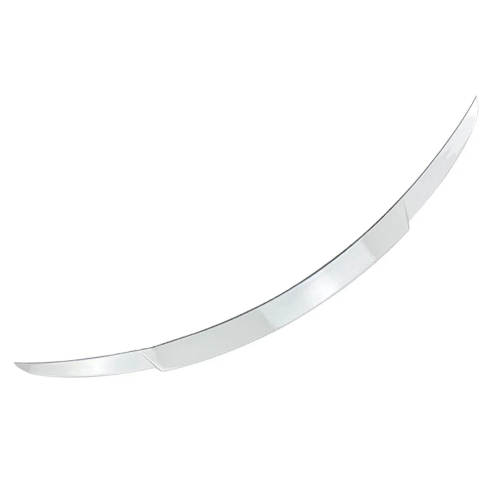 Rear Trunk Spoiler Lip Wing for Benz C-Class W205 C63 2015-2021 White