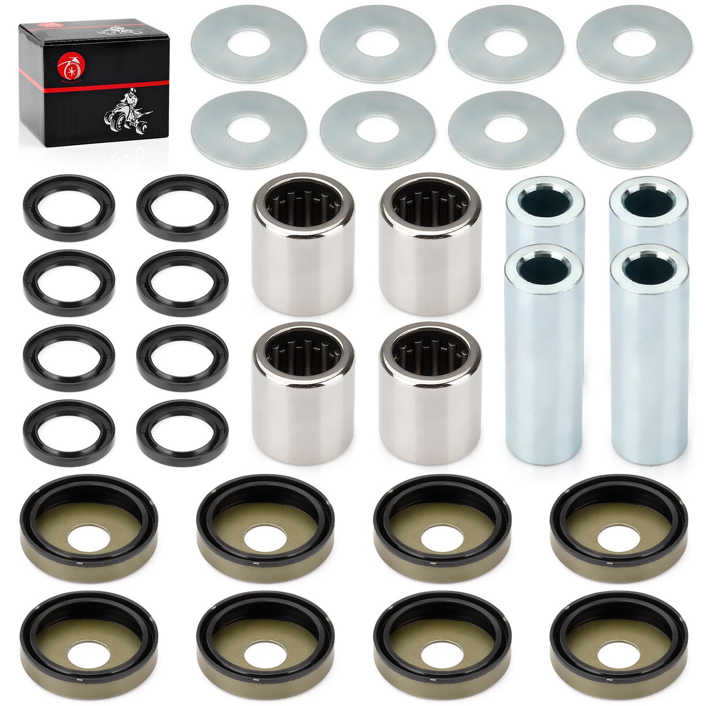 A-Arm Front Lower Bearing Bushing Seal Kit for Kawasaki KFX400 (2003–2006)