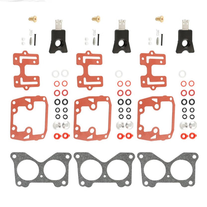 Set of 3 Carburetor Rebuild Kits for Johnson Evinrude 140-200 HP