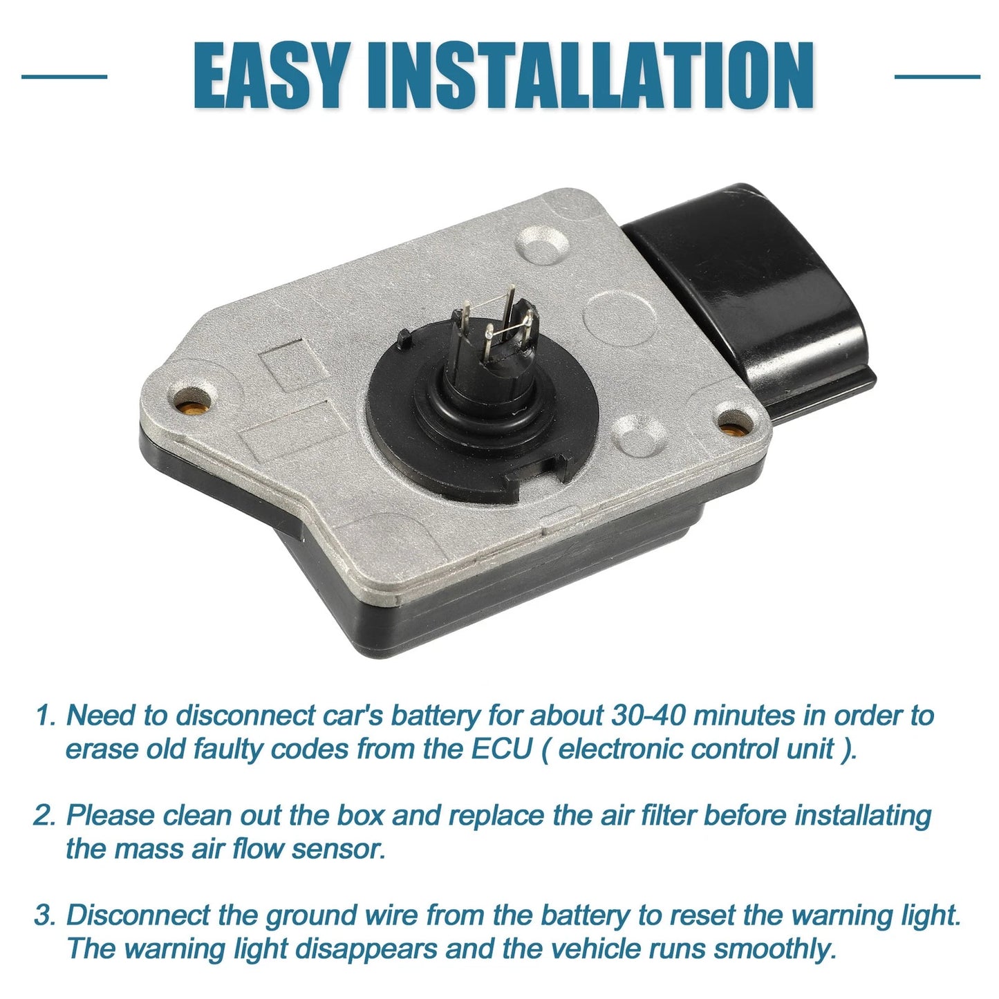 Mass Air Flow Meter MAF Sensor for Ford Aerostar Ranger (1993–1995)