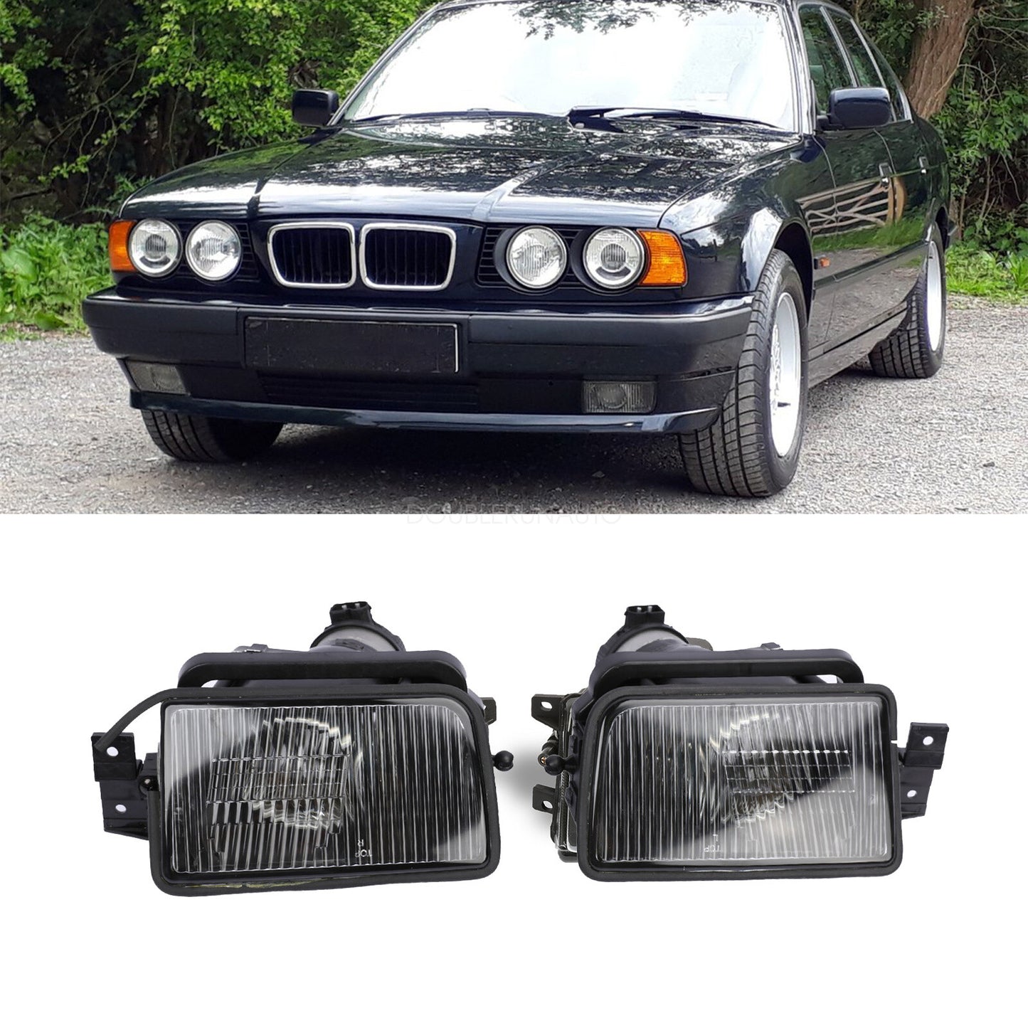 Fog Light Assembly for BMW E34 M5 520 525 530 (1988–1996)