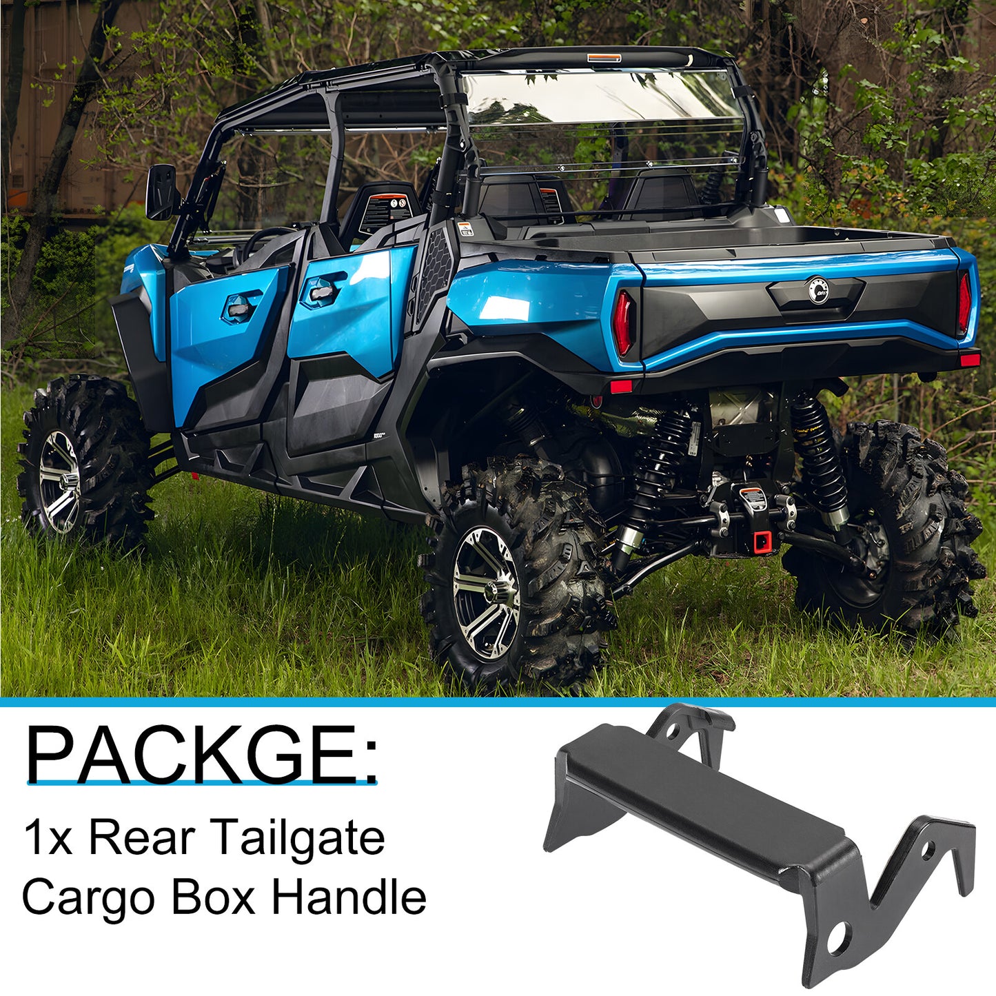 Rear Tailgate Cargo Box Handle for Can-Am Commander Max (2011–2023)
