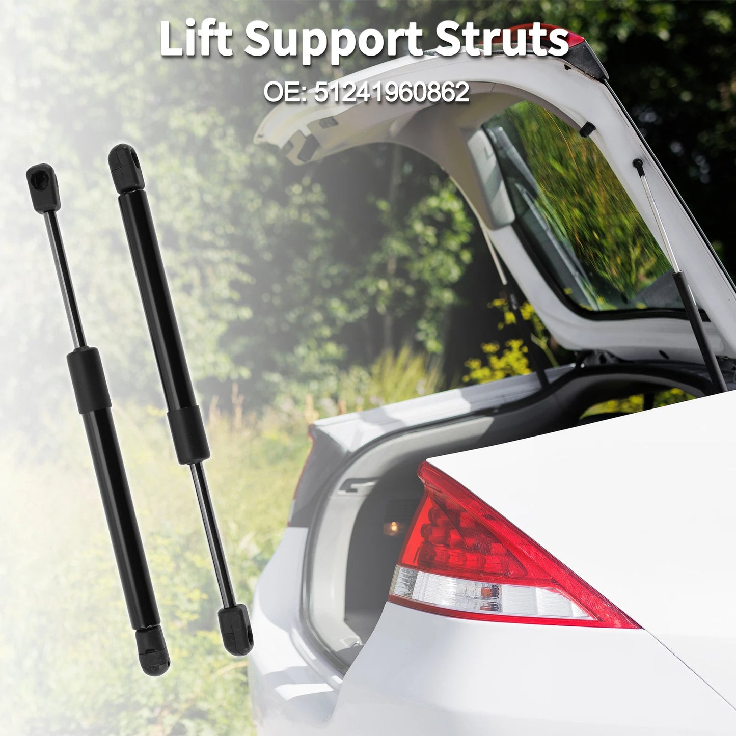 Rear Hatch Lift Supports Struts No. 51241960862 for BMW 318i 323i 325i 328i (1992–1998)