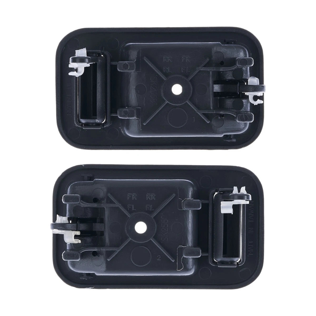 Set of 2 Inner Door Handles Gray for Suzuki Swift (1989–1991)
