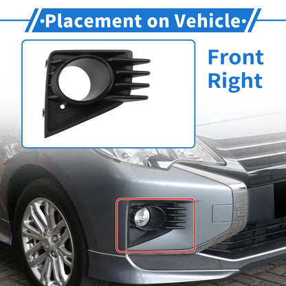 Front Right Fog Light Grill No.MI1039128 for Mitsubishi Mirage (2021–2024)