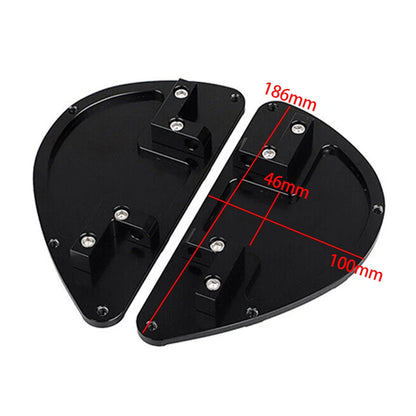 Rear Passenger Floorboards Foot Pegs for Harley Touring (1993-2023)