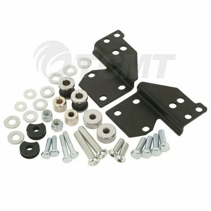 Chrome Mount Rack Docking Hardware Kit for Harley Touring (1997 - 2008)