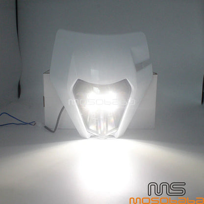 Dual Sport LED Headlight for Honda CR 125/250, CRF 250R/X, Yamaha YZ 450F, WR 250F