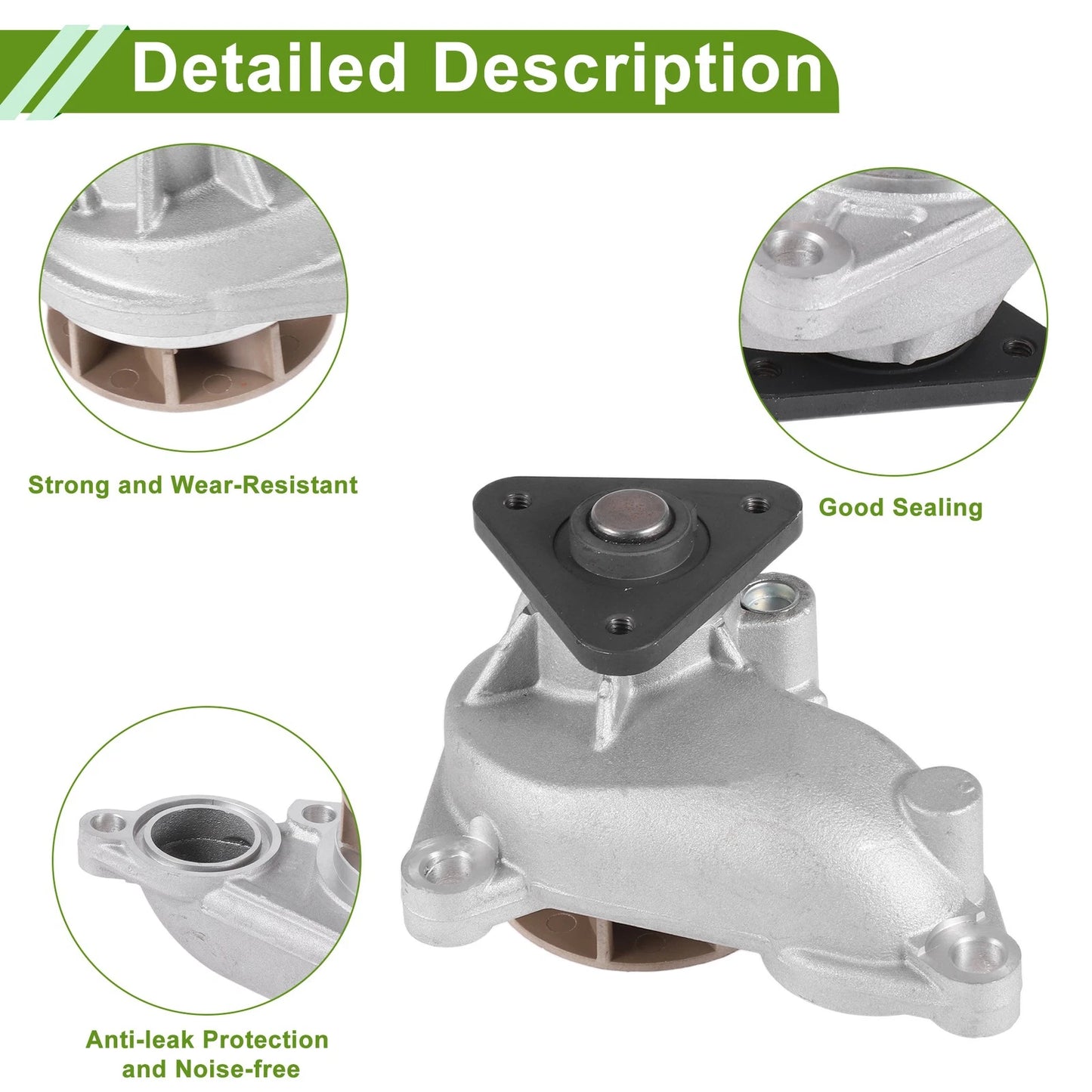 Engine Water Pump for Hyundai Tucson (2015–2020) No. 251002A300