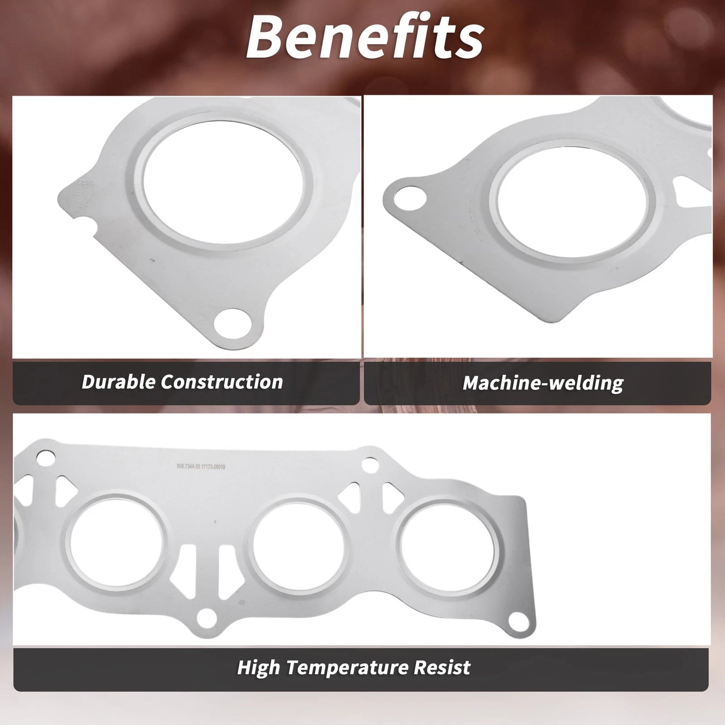 Exhaust Manifold Header Gasket for Lexus HS250h (2010–2012) No. 1717328010
