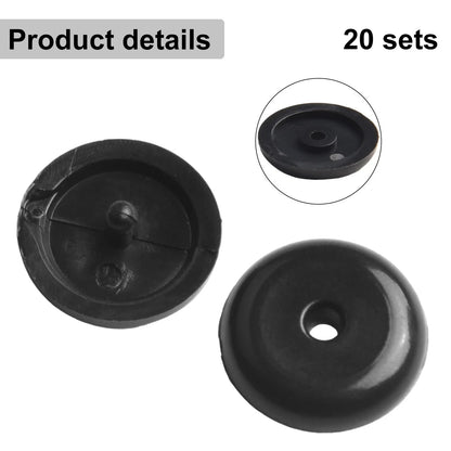Buckle Stopper Seat Belt Button Pack 20 Pairs for Car