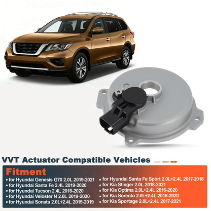 VVT Camshaft Cam Solenoid Cover Sensor for Hyundai Kia 2.0L 2.4L (2011–2016)