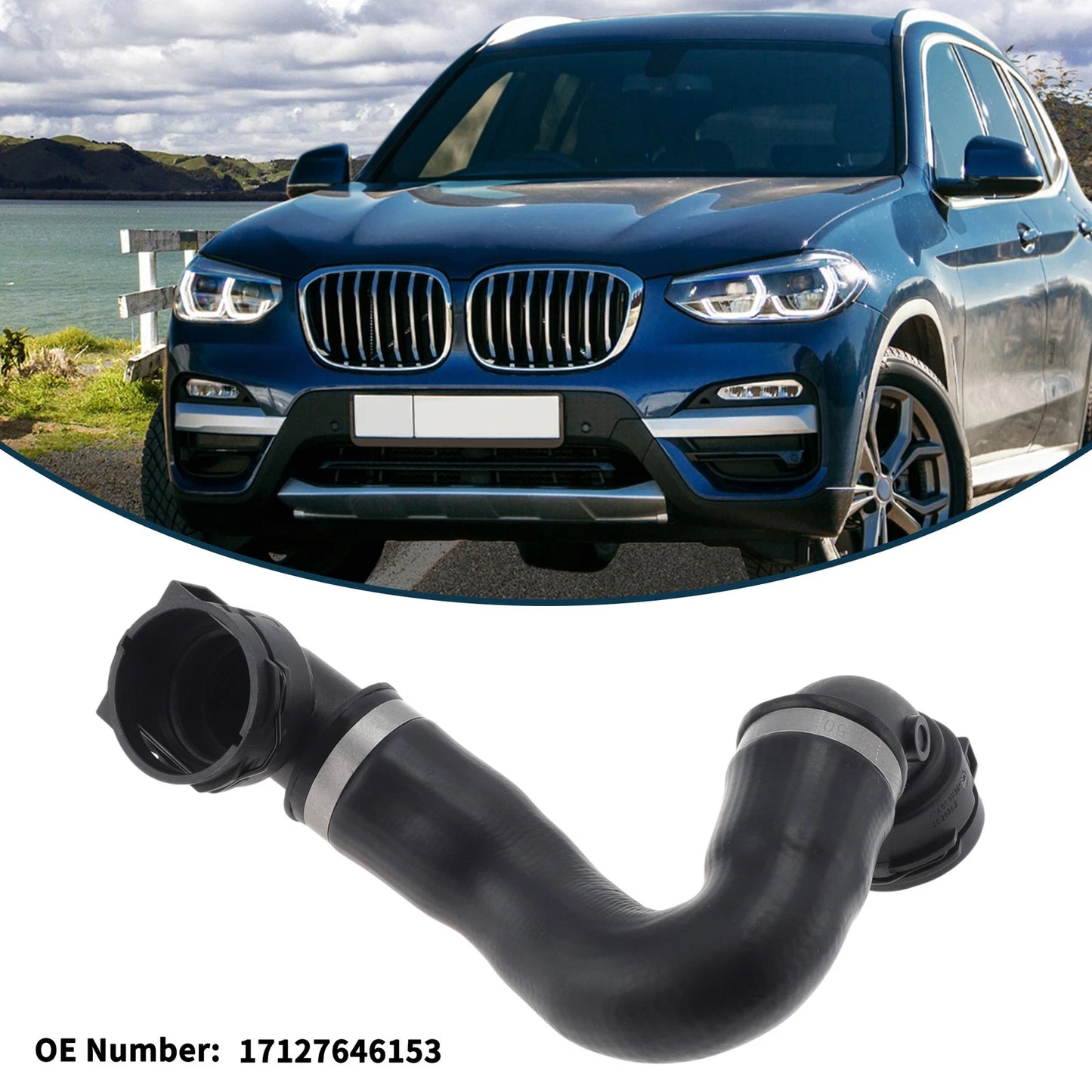 Radiator Hose No. 17127646153 for BMW X3 xDrive28i 2011-2012