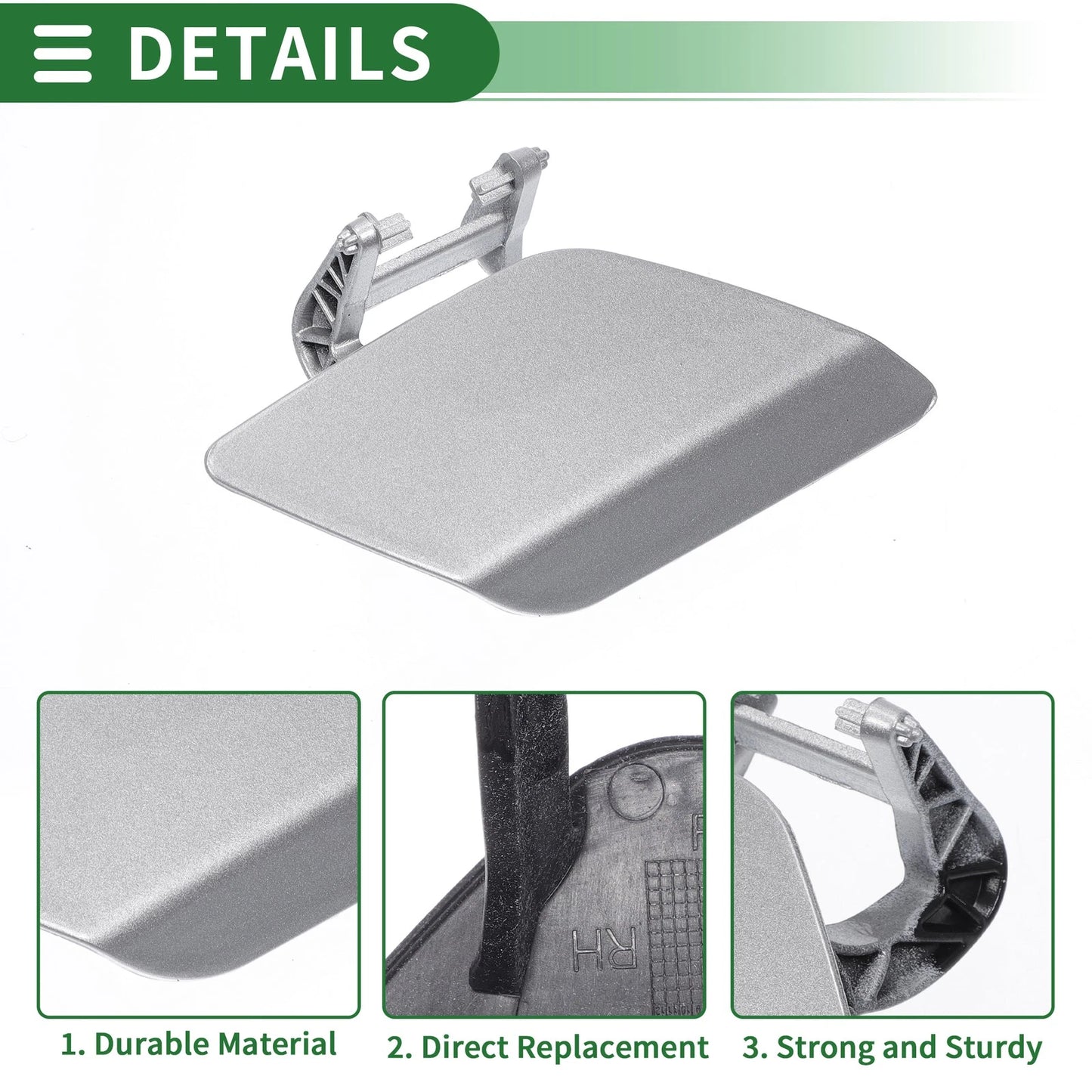 Headlight Washer Nozzle Cover Cap for Mercedes-Benz (1Pc)