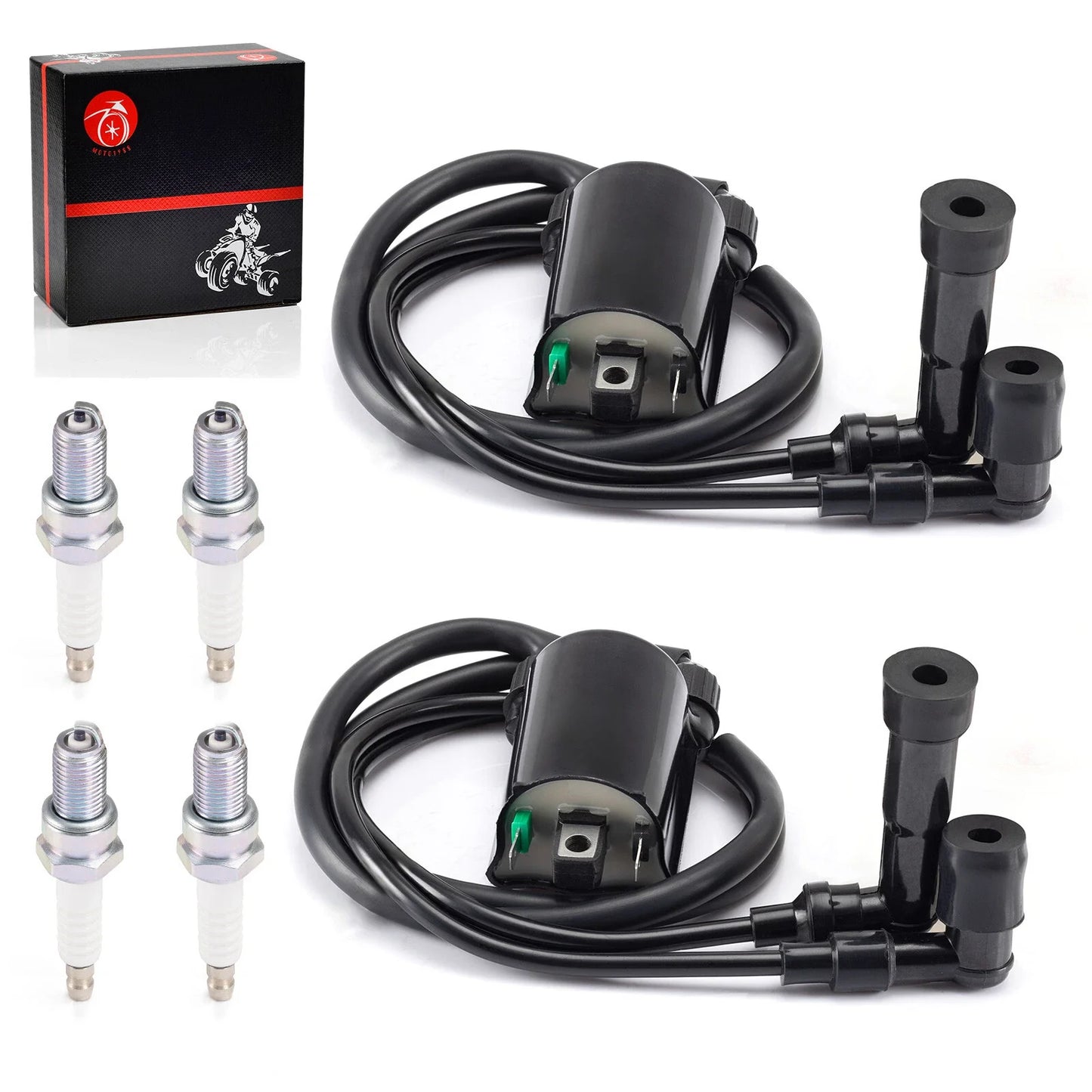 Ignition coil & spark plug for Kawasaki VN1500 Vulcan (1996–2008)