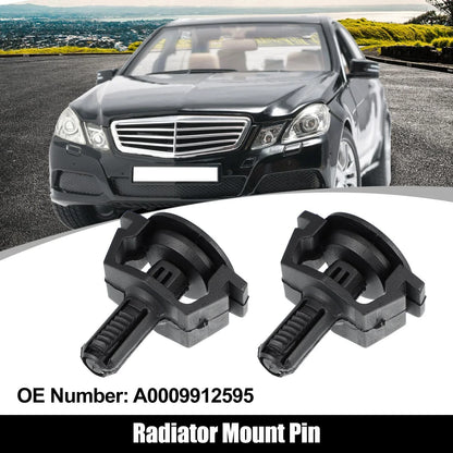 2 x Radiator Mount Pins for Mercedes Benz E320 E500 E55 CLS500 CLS55 (2003-2009)