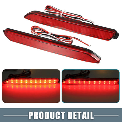 2X Rear Bumper Reflector LED Brake Tail Light 81920-08010 for Toyota RAV4 (2019)