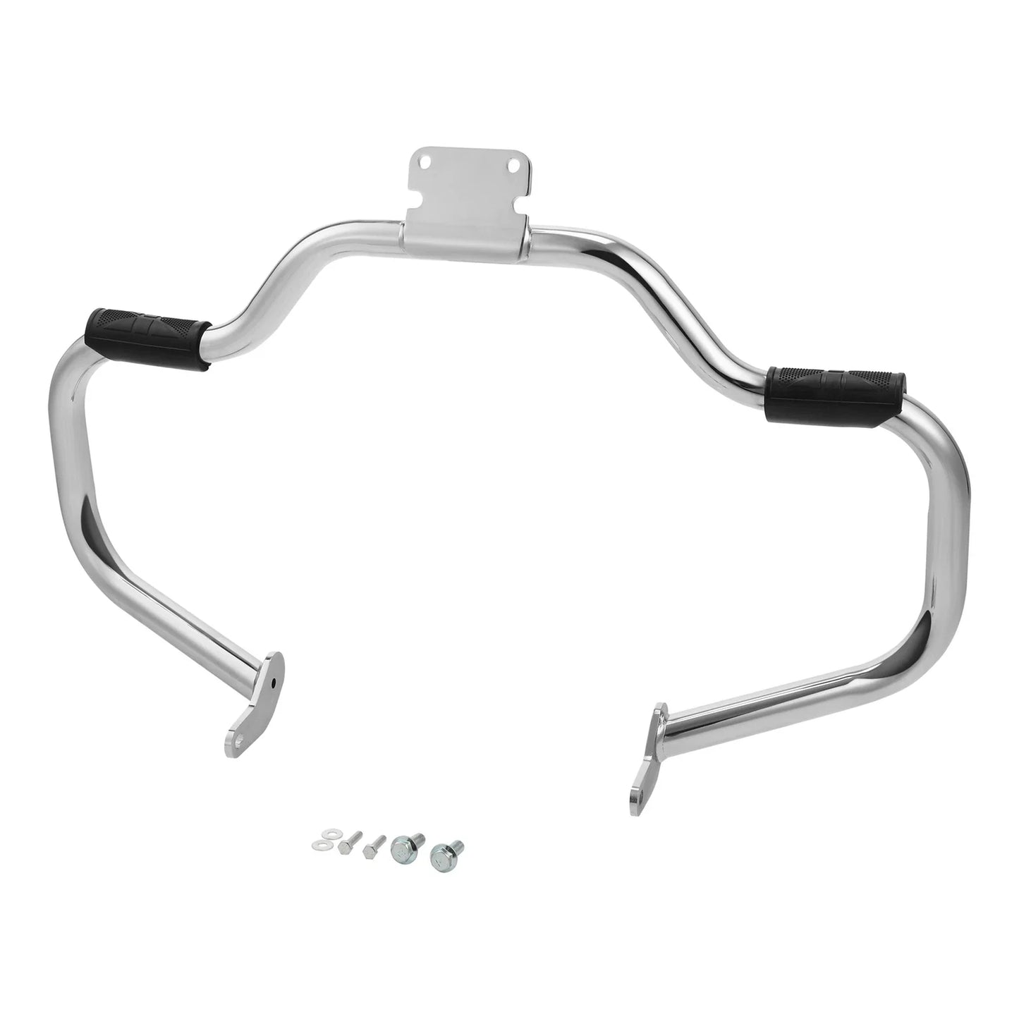 Chrome Mustache Engine Guard Crash Bar for Yamaha Dragstar 400 650 (1998-2016)