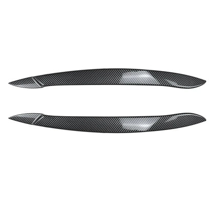 Carbon Style Add-On Headlight Eye Lid Eyebrow Trim Cover for BMW X5 (2008–2013)