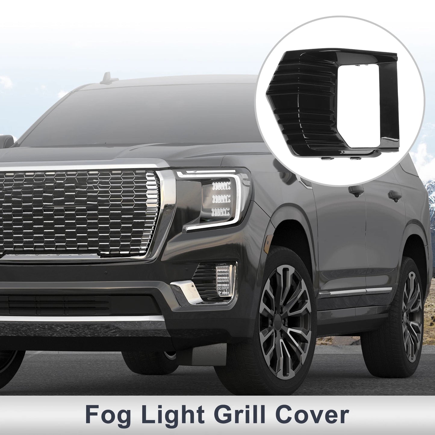 1 Pc Fog Light Grill for GMC Yukon (2021–2023) No. 84882375