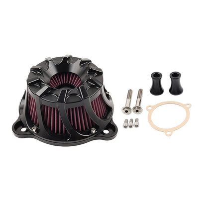 Red Air Cleaner Intake Filter System Kit for Harley Sportster XL883 XL1200 (1991–Present)